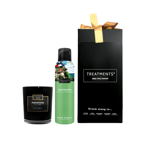 Treatments Giftbox Showerfoam Candle Mahayana